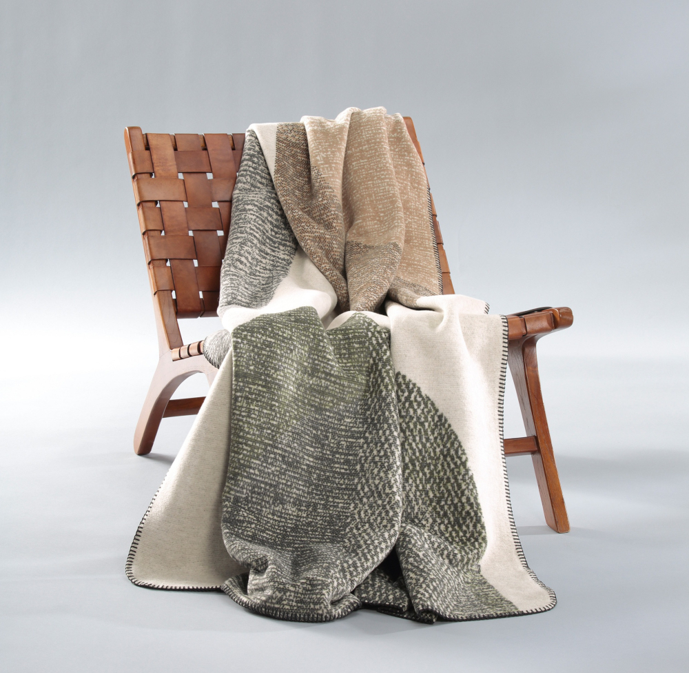 Biederlack Wohn- und Kuscheldecke 'Nordic Rock' 150 x 200 cm Natur